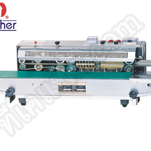 2.เครื่องซีลสายพาน รุ่น FRD-1000W โครงสร้างสแตนเลสอย่างดี