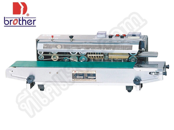 2.เครื่องซีลสายพาน รุ่น FRD-1000W โครงสร้างสแตนเลสอย่างดี