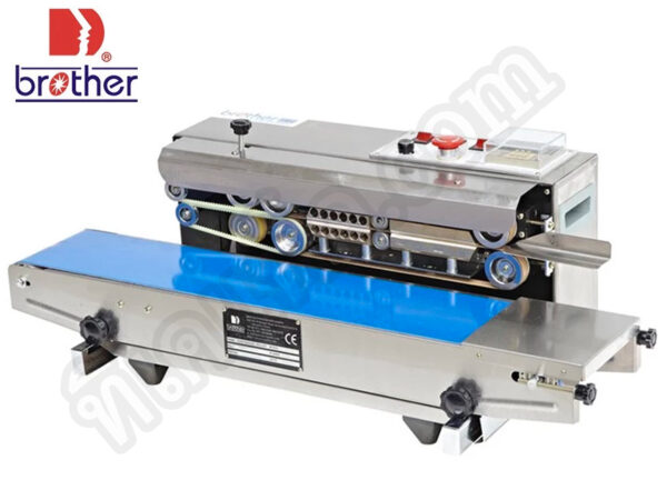 เครื่องซีลสายพาน รุ่น SF-150W โครงสร้างสแตนเลสอย่างดี