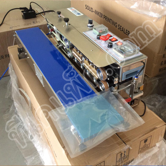 เครื่องซีลและเติมลมไนโตรเจน รุ่น FRD-1000W โครงสร้างสแตนเลสอย่างดี
